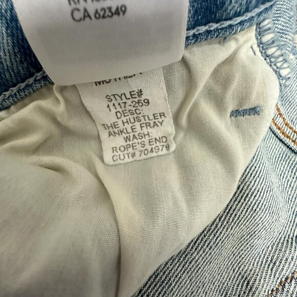 MOTHER SUPERIOR JEANS , The Hustler Ankle Fray, Ropes's End, Size 26 - Picture 10 of 11